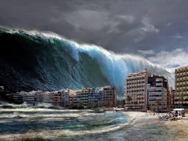 Mơ thấy sóng thần là điềm báo gì