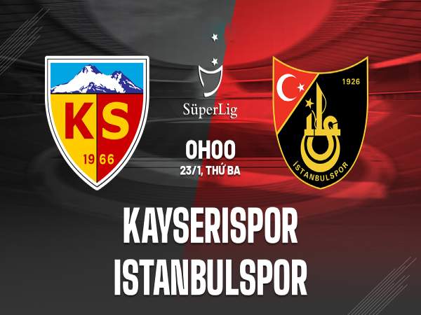 Soi kèo tỷ số Kayserispor vs Istanbulspor