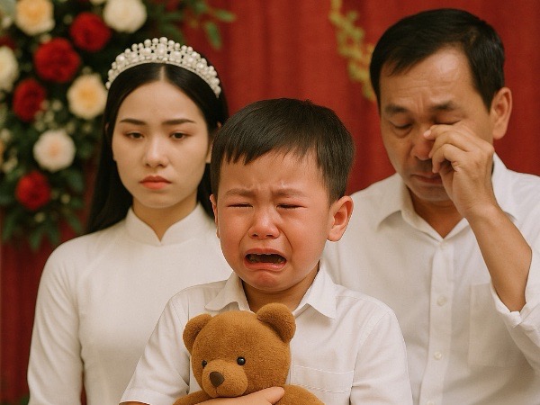 Mơ thấy bố khóc bên người thân khác